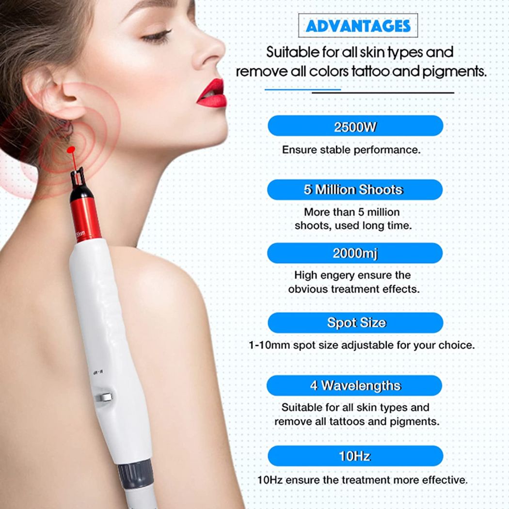 2022 Portable Professional Laser Tattoo Removal Picosecond Machine 